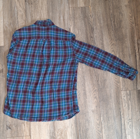 Blue and Burgundy Flannel - Picture 5 of 7